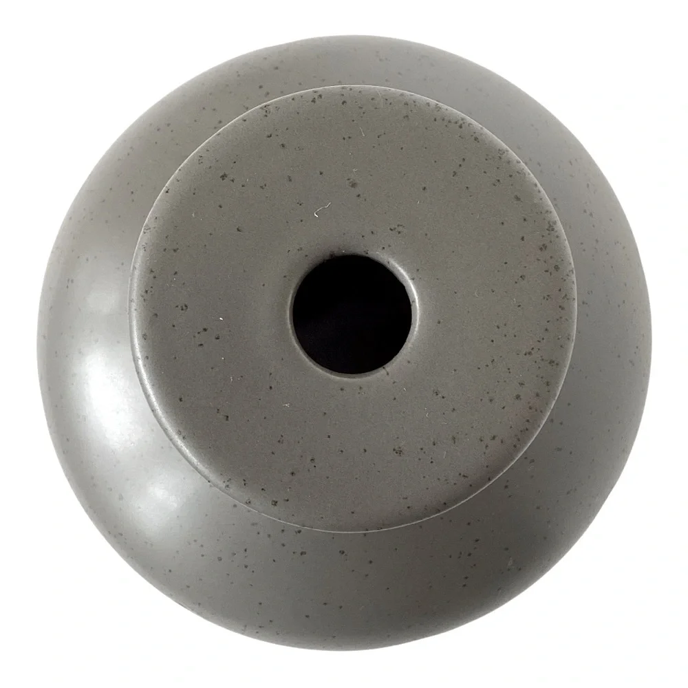 Wabi Sabi Luminary Pendant Light Fixture Shade Pierced Perforated Gray Ceramic